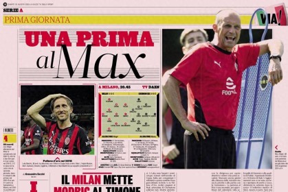 39岁莫德里奇首发！AC米兰首轮迎战升班马，阿帅：先争开门红